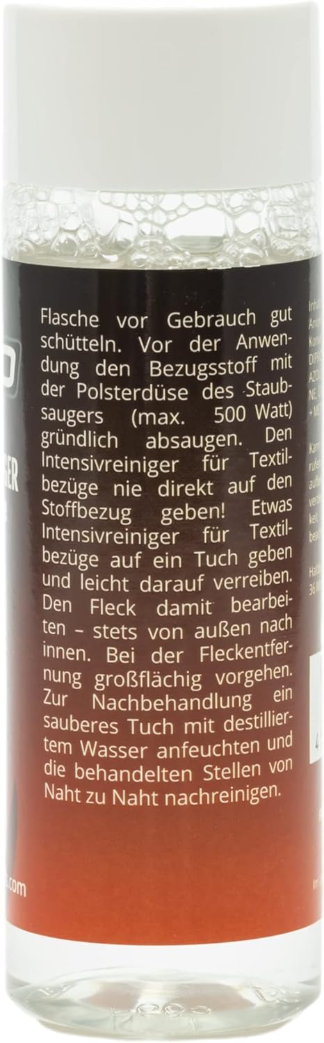 Textil Reinigungsmittel 100ml für Gaming Stühle - Nitro Concepts | Textilpflege & Schutz mit Schwamm Inklusive