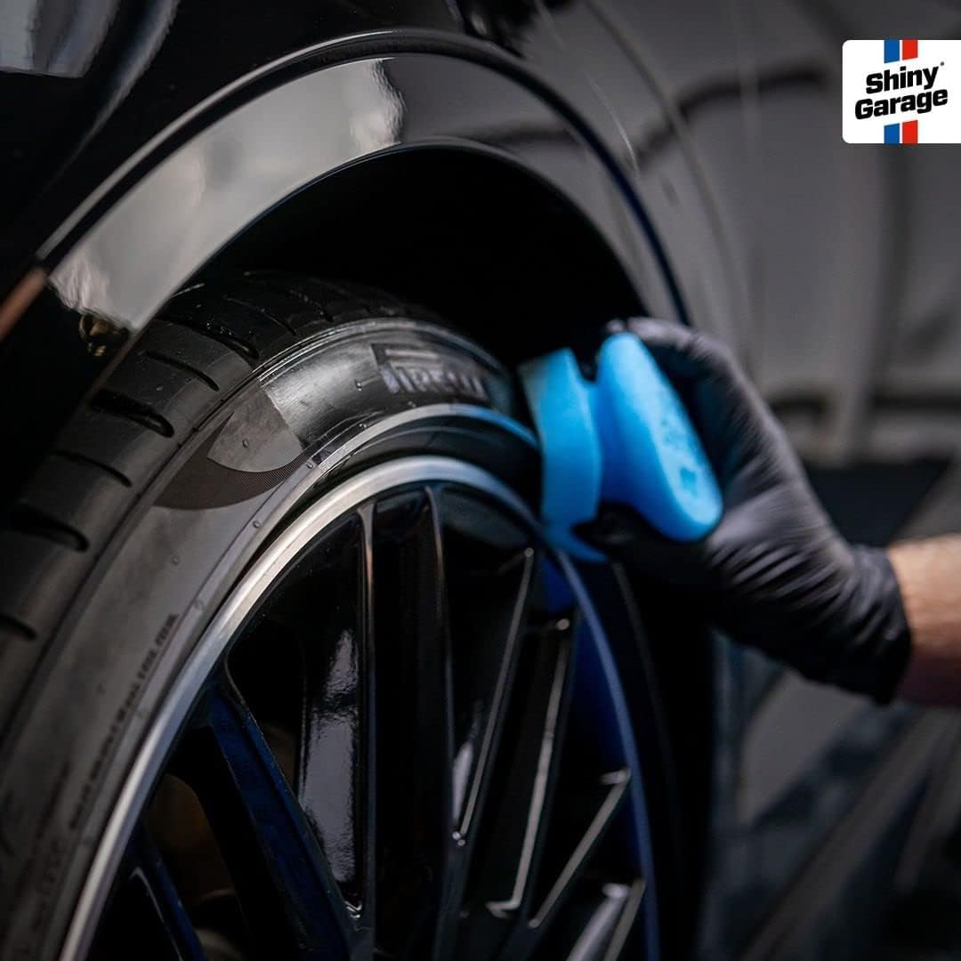 Shiny Garage Bi-Color Tire Applicator Pad - Autoschwamm für Reifenpflege - Soft Foam Polierschwamm für Reifenglanz