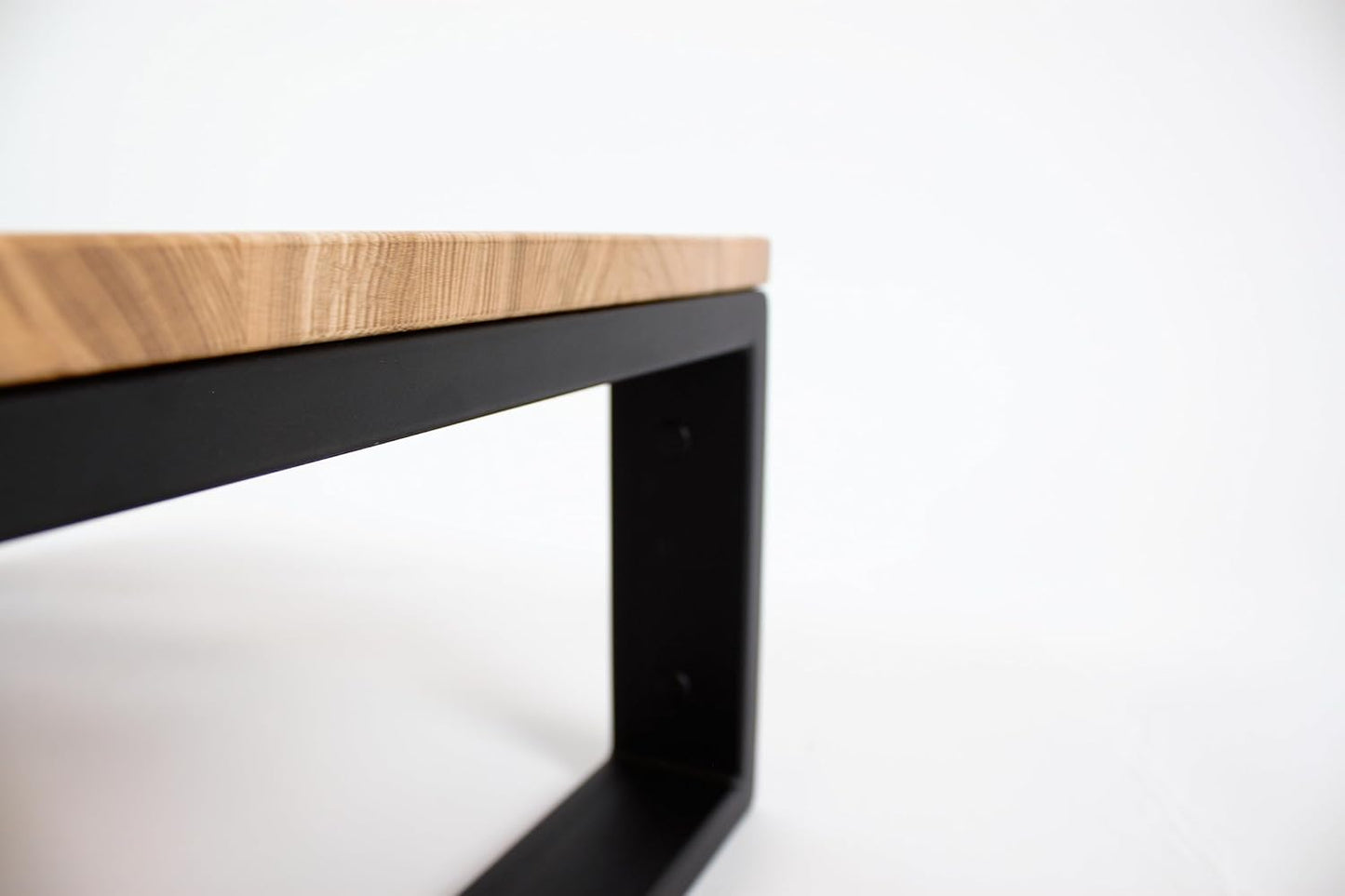 FERRO Waschtischplatte aus Eschenholz – Massivholz Konsole für Aufsatzwaschbecken – Modernes Design, lackiert, Wandhalterung