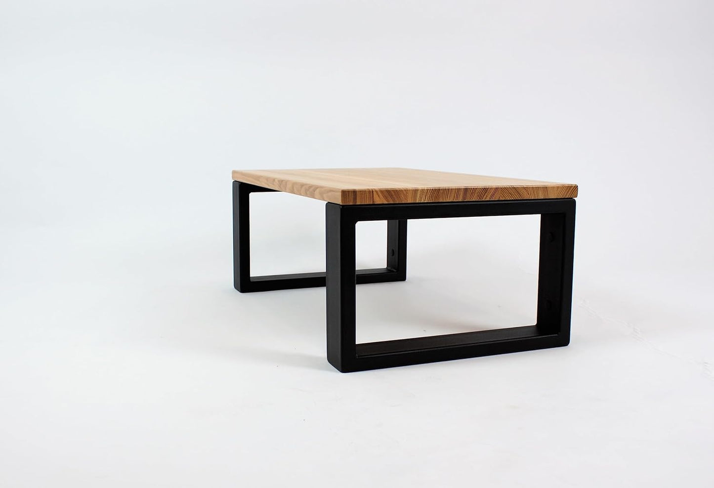 FERRO Waschtischplatte aus Eschenholz – Massivholz Konsole für Aufsatzwaschbecken – Modernes Design, lackiert, Wandhalterung