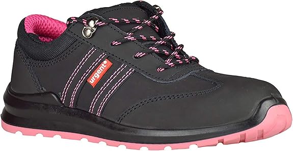 Urgent Damen Sicherheitsschuhe S1 mit Stahlkappe – Bequeme Arbeitsschuhe & Schutzschuhe, Modell 214S1