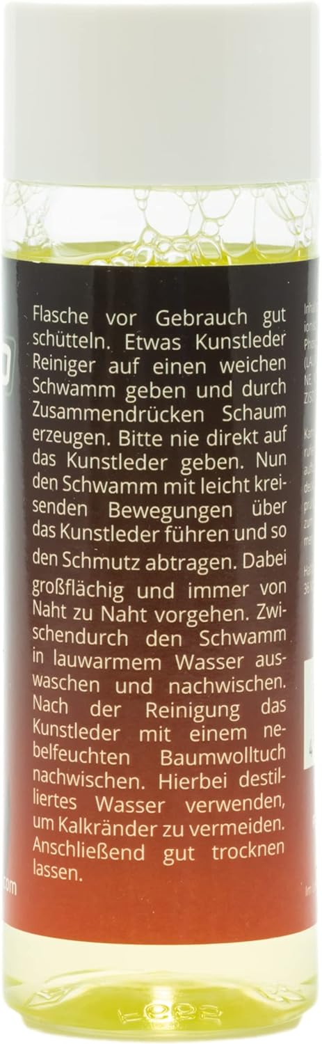 PU Leder Reinigungsmittel 100ml für Gaming Stühle - Nitro Concepts | Lederpflege & Schutz mit Schwamm Inklusive