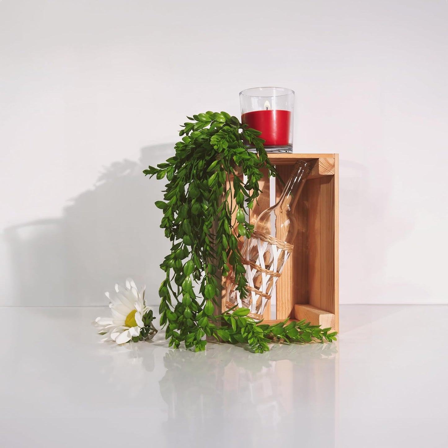 PINEEA Vintage Obstkiste Holz 30x20x15 cm - Multifunktionale Holzkiste
