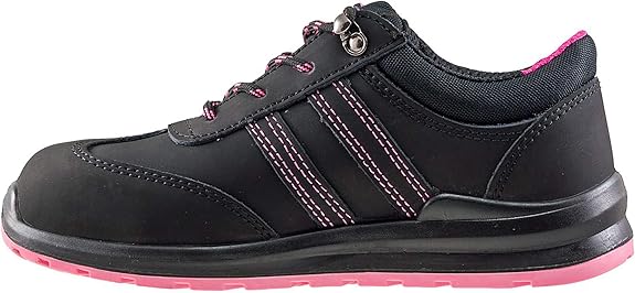 Urgent Damen Sicherheitsschuhe S1 mit Stahlkappe – Bequeme Arbeitsschuhe & Schutzschuhe, Modell 214S1