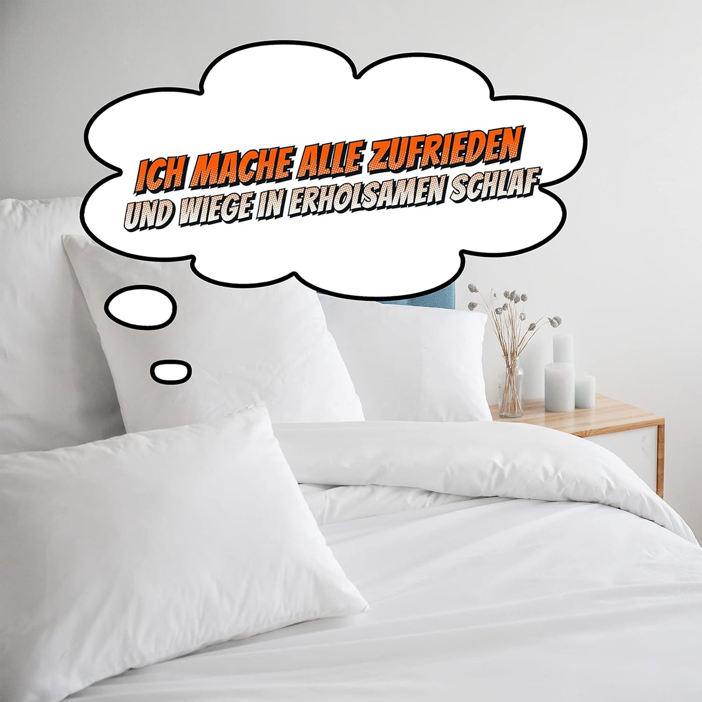 Allergiker Kopfkissen - Mikrofaser Kissen