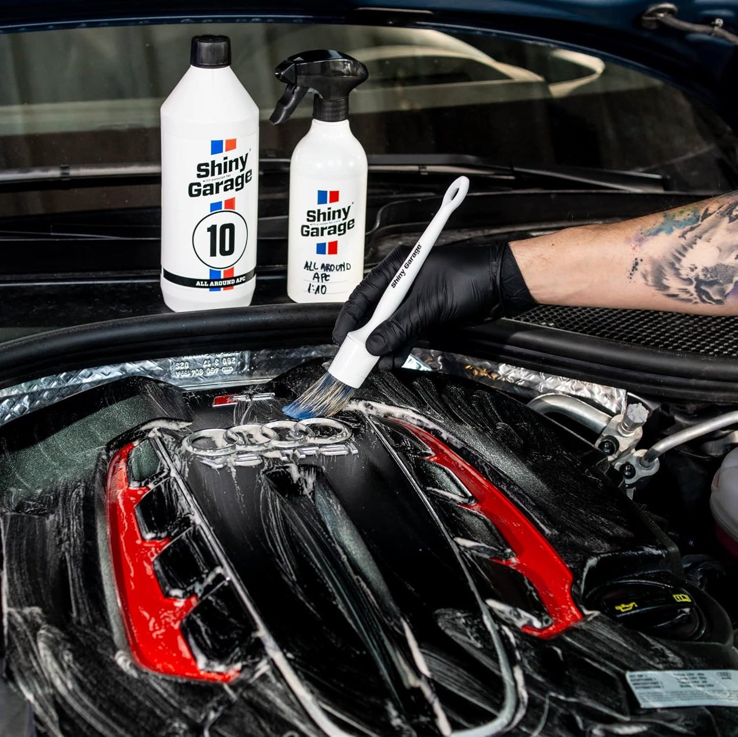 Shiny Garage All Around APC 1L - Vielseitiges Autoshampoo für Innen & Außen - Effektive und Gründliche Autopflege