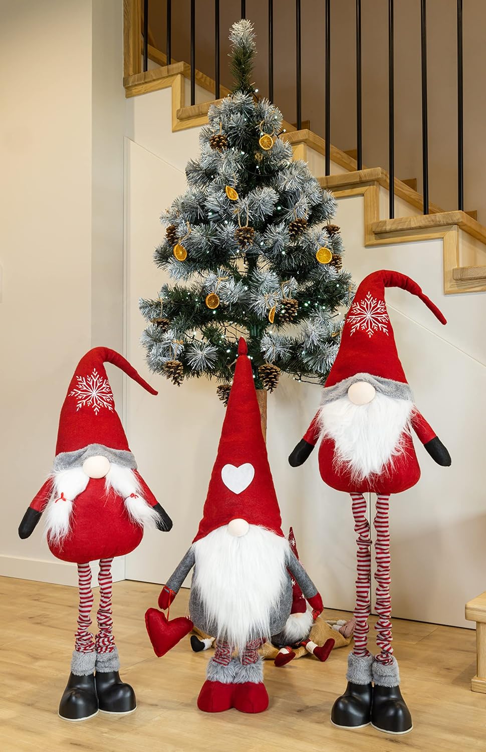Saska Garden Wichtel Figur - Weihnachtswichtel Deko