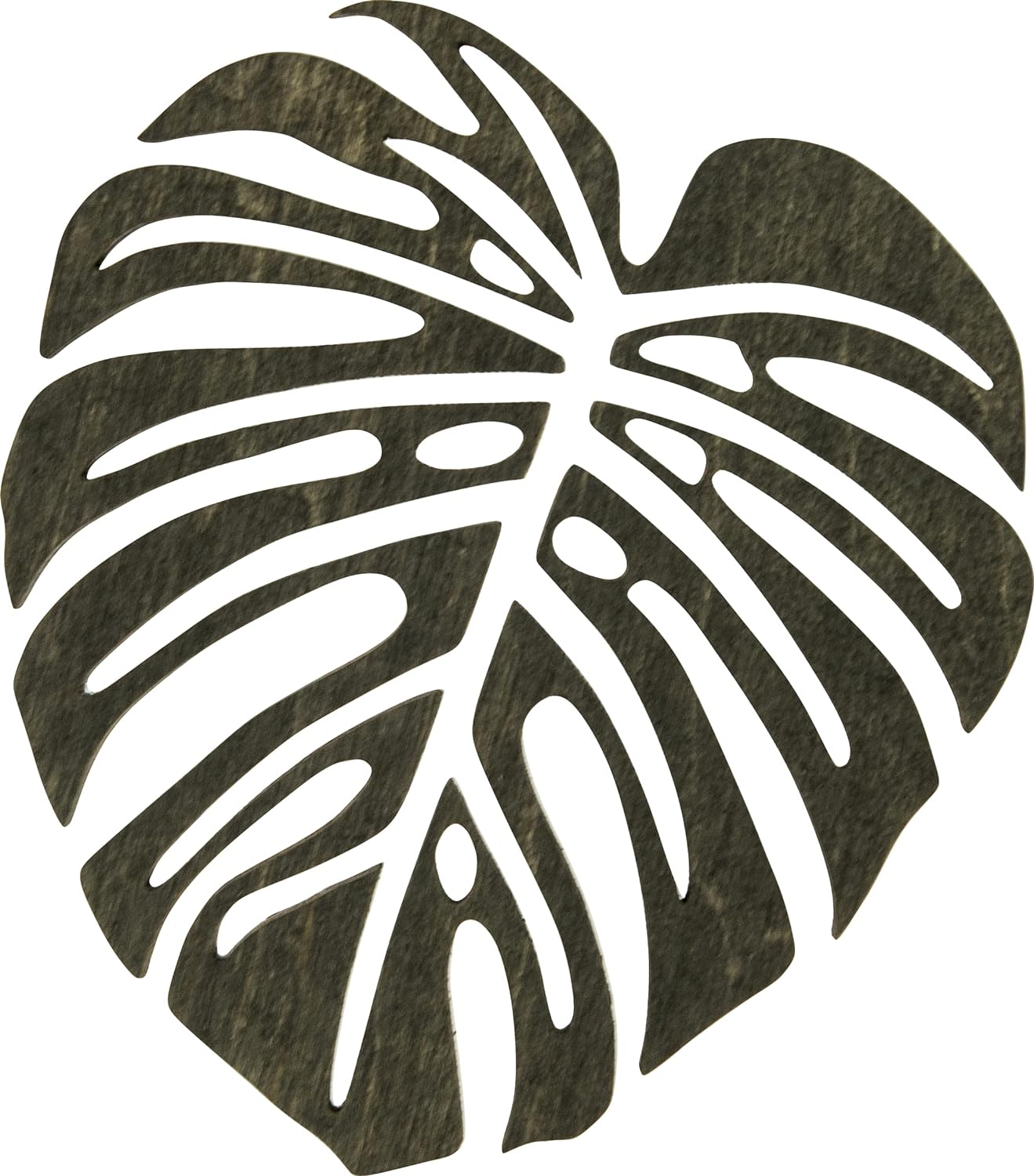 Decorify Untersetzer für Gläser aus Sperrholz - Holzuntersetzer 6 mm (Monstera)