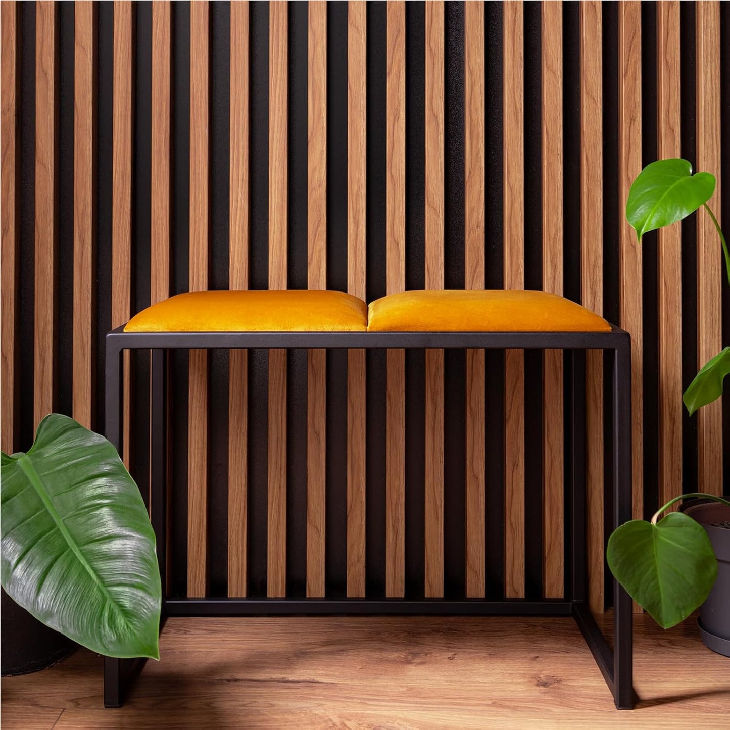 FERRO Sitzbank 64,5 cm – Handgefertigte Flurbank - Loft Design für kleine Garderoben