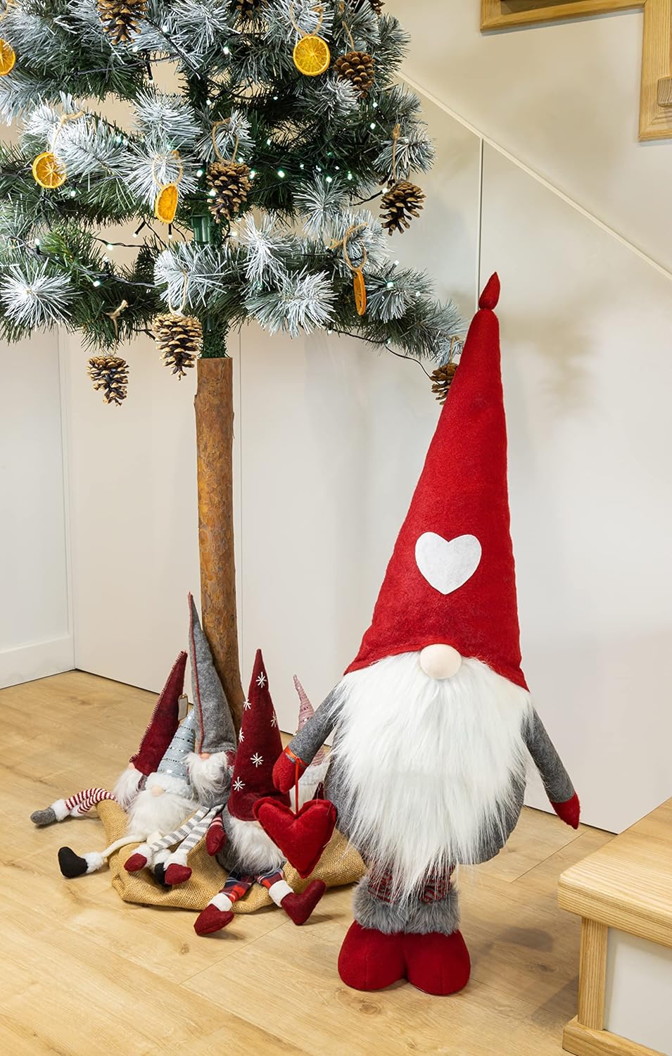 Saska Garden Wichtel Figur - Weihnachtswichtel Deko