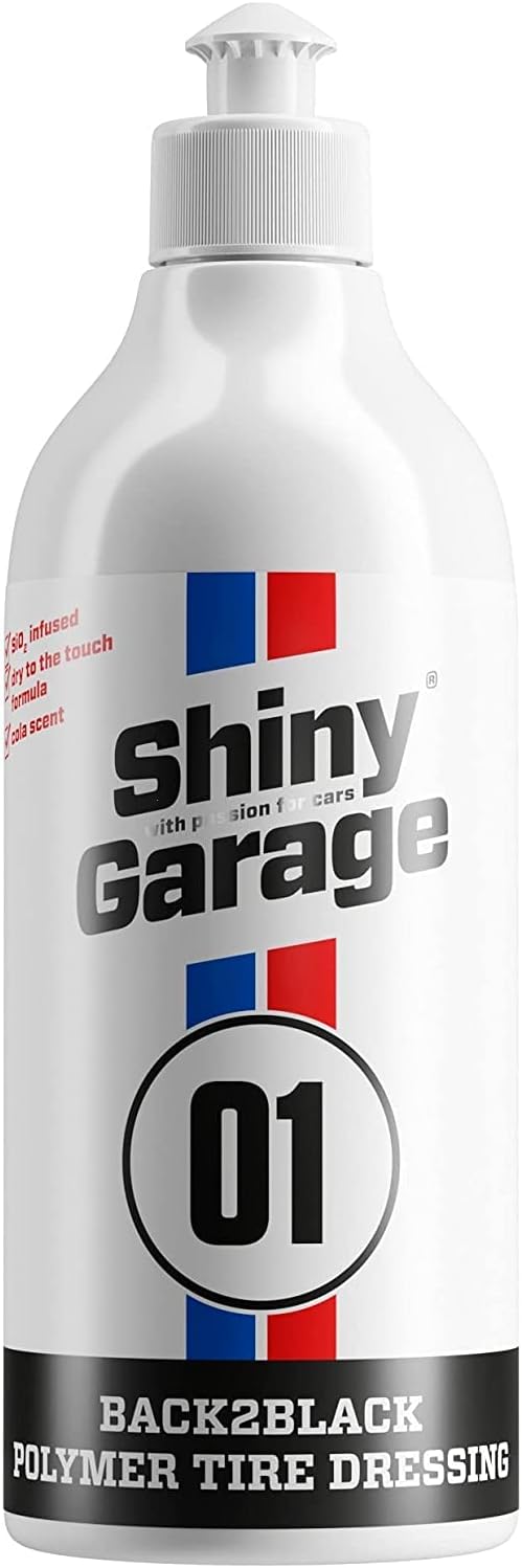 Shiny Garage Back2Black Reifenpflege 1L - Reifenglanz für Auto und Motorrad - Effektive Autoreifen Reinigung