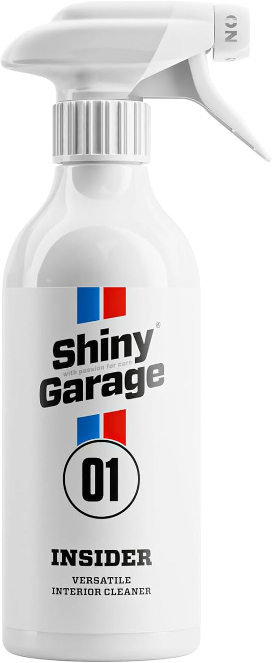 Shiny Garage Insider Interior Cleaner 500ml - Innenraum-, Kunststoff- & Polsterreiniger - Effektive Cockpitpflege für Autos