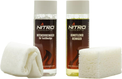 Textil Reinigungsmittel 100ml für Gaming Stühle - Nitro Concepts | Textilpflege & Schutz mit Schwamm Inklusive