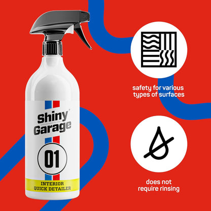 Shiny Garage Interior Quick Detailer 1L - Innenraumreiniger und Cockpitpflege für Autos