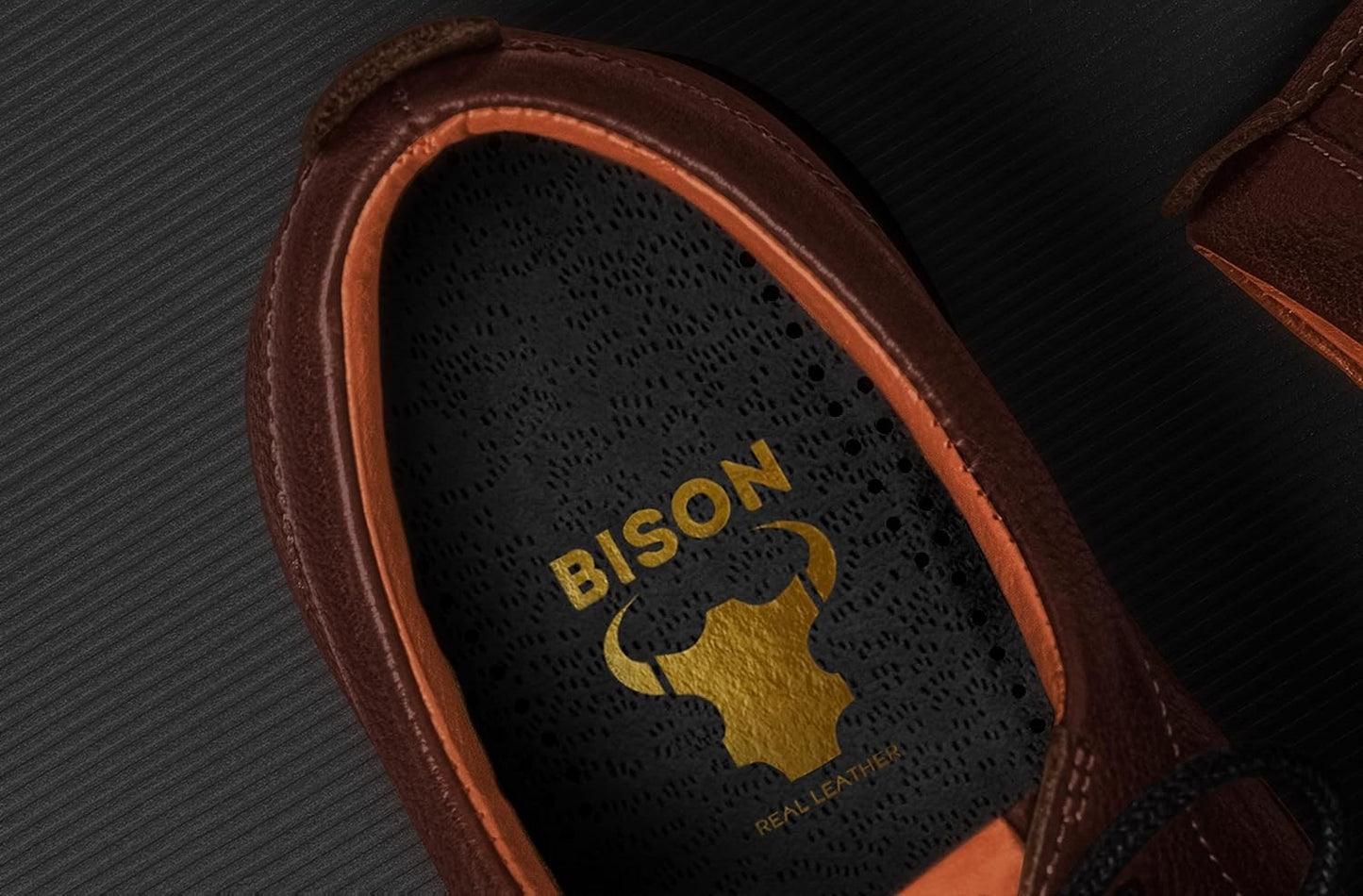 BISON Fersenkissen aus Leder – Fersensporn Einlagen – Fersenerhöhung für Damen und Herren – Schwarze Fersenpolster