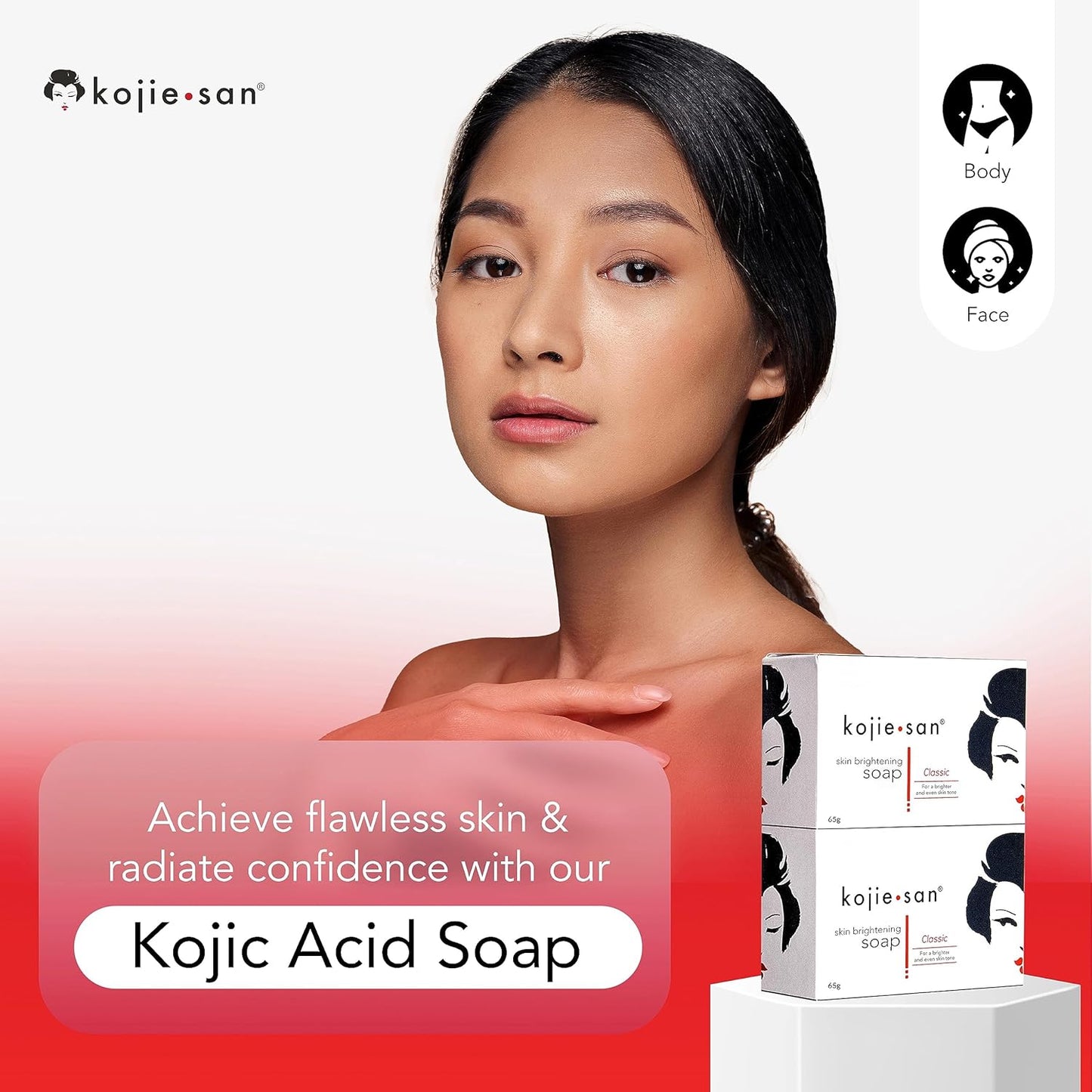 Kojie San Hautaufhellende Seife mit Kojinsäure – 65 g