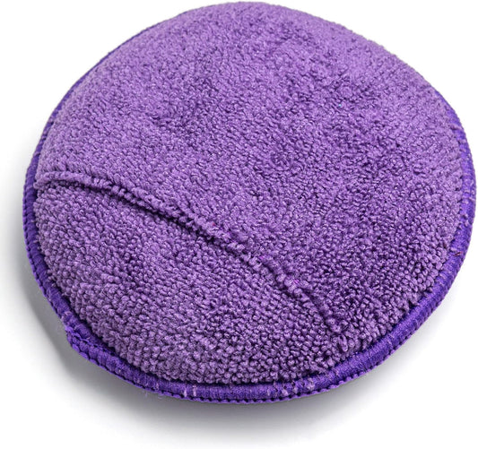 Shiny Garage Violett Microfaser Applikator - Mikrofasertuch für Autolackpflege mit Angenehmem Griff