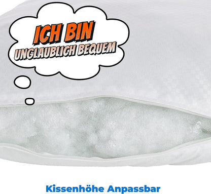 Allergiker Kopfkissen - Mikrofaser Kissen