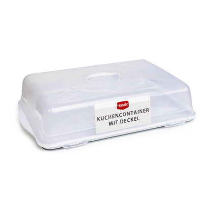 Hastic Kuchen Transportbox Rechteckig 46x29x11 cm